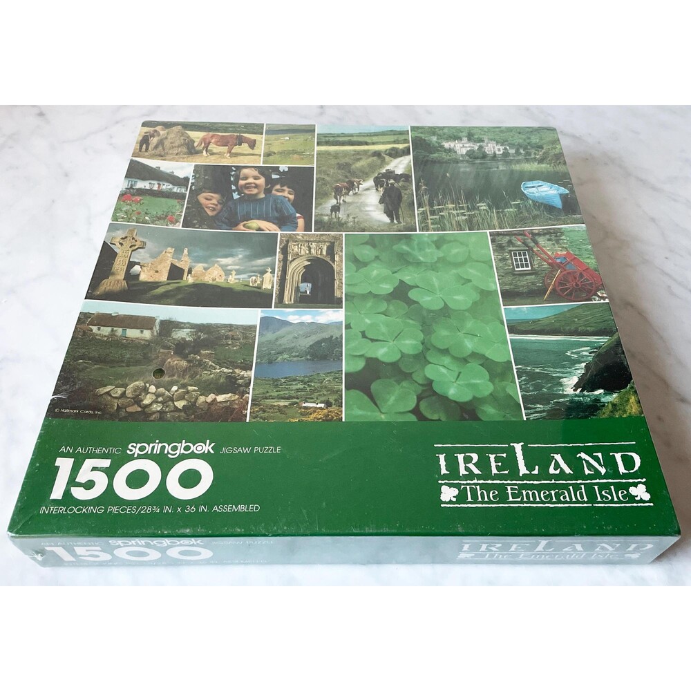 Ireland The Emerald Isle Springbok Jigsaw Puzzle 1500 NEW Sealed - Vintage 1987